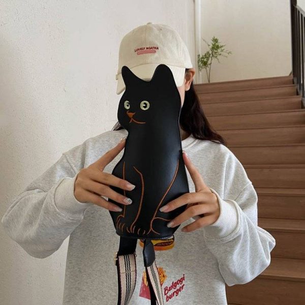 Сумка через плечо котик котенок киса купить недорого