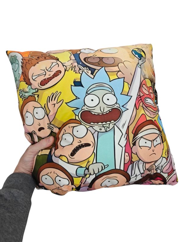 Подушка с принтом Рик и Морти - Купить Подушку Rick and Morty магазине в СПб