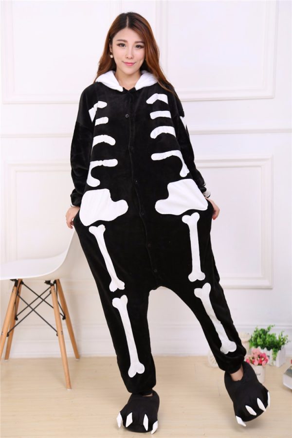 Пижама кигуруми Скелет