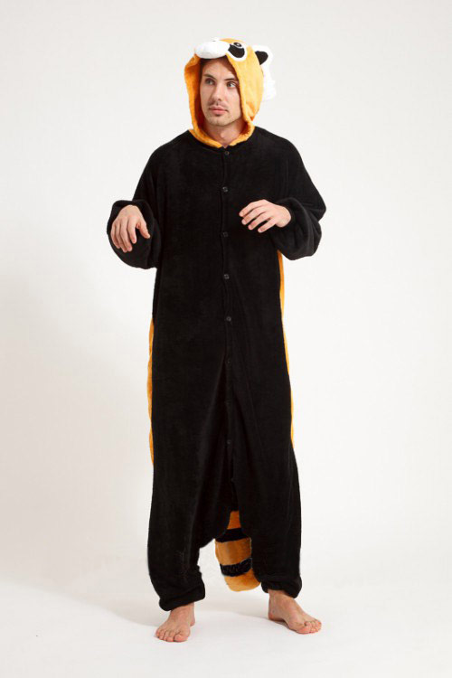 Пижама кигуруми в виде коричневого Енота в СПБ