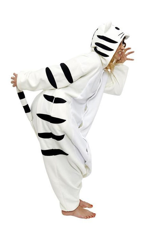 Пижама кигуруми Бенгальский Белый тигренок тигр купить в СПБ