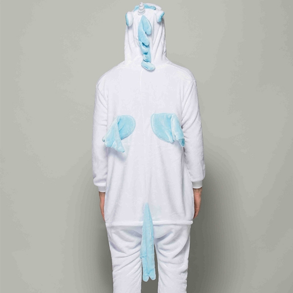 Костюм пижама кигуруми голубой единорог купить в спб недорого