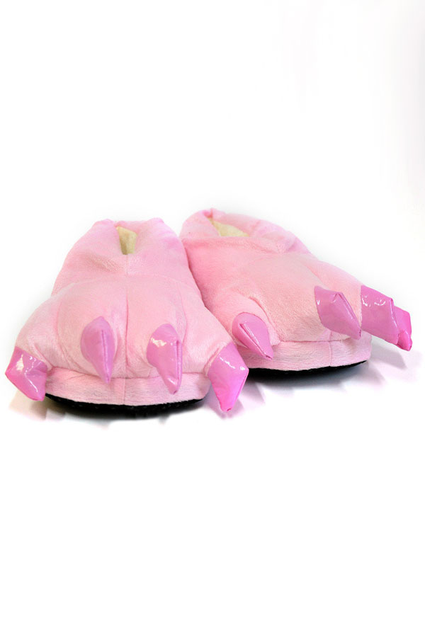 Звериные животные тапки лапы светло розового цвета для кигуруми купить в СПБ