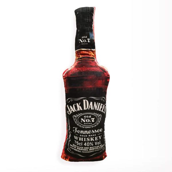 Большая Декоративная Подушка Jack Daniels - Купить Подушку в виде Бутылки Виски в СПб