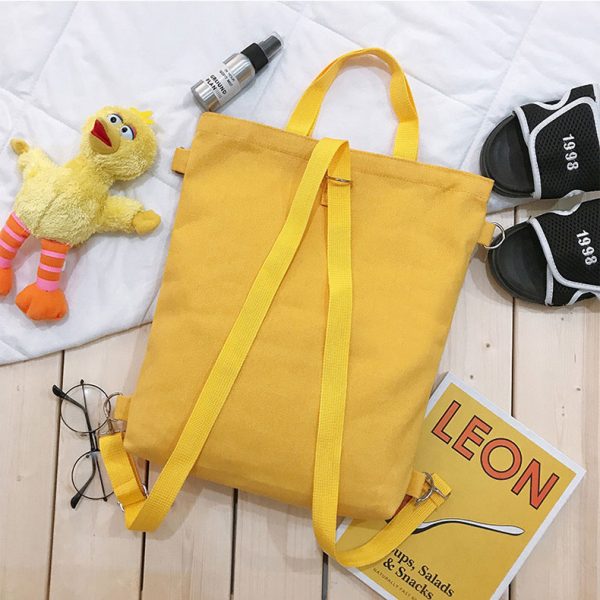 Недорогой женский рюкзак желтого цвета купить в СПБ в магазине