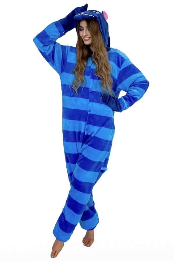 Синий Чеширский Кот - Купить костюм пижаму кигуруми в СПб недорого