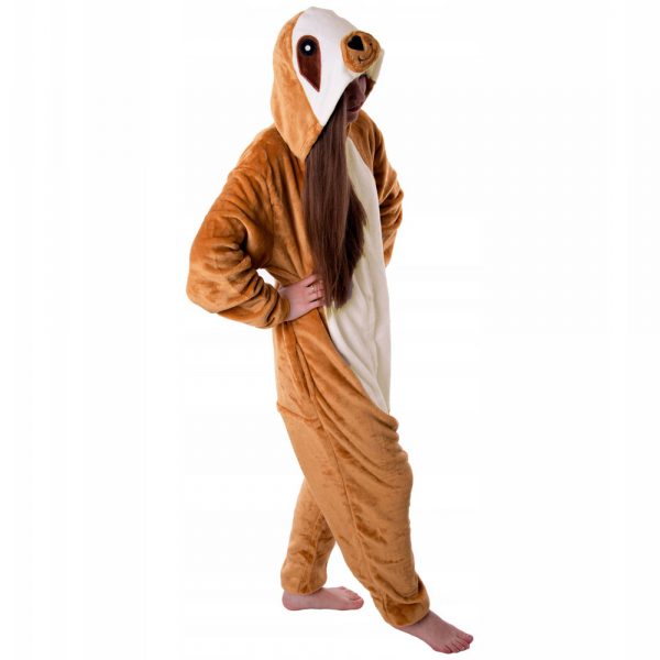 Костюм пижама кигуруми ленивец коричневыого цвета купить недорого в СПб